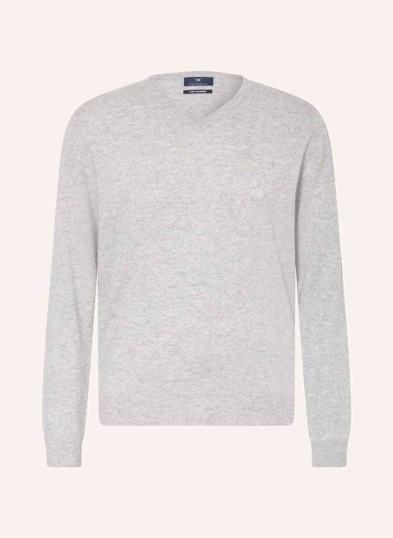 Strokesman's Cashmere-Pullover grau von STROKESMAN'S