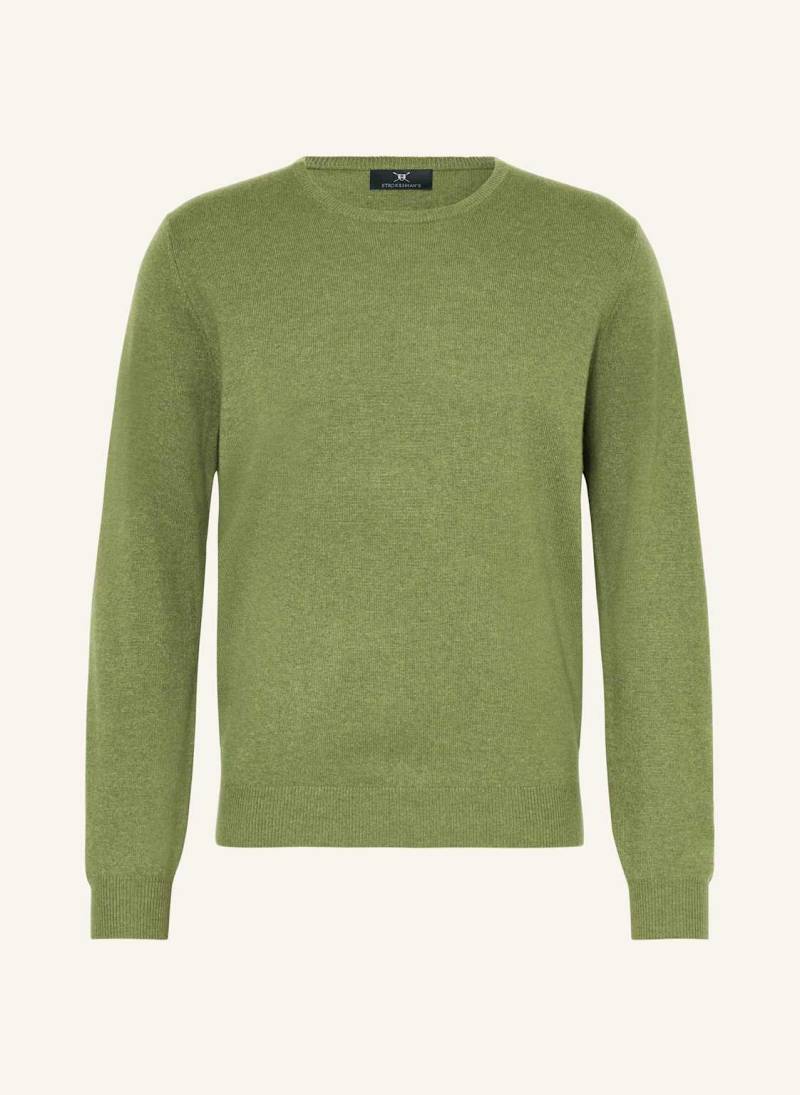Strokesman's Cashmere-Pullover gruen von STROKESMAN'S