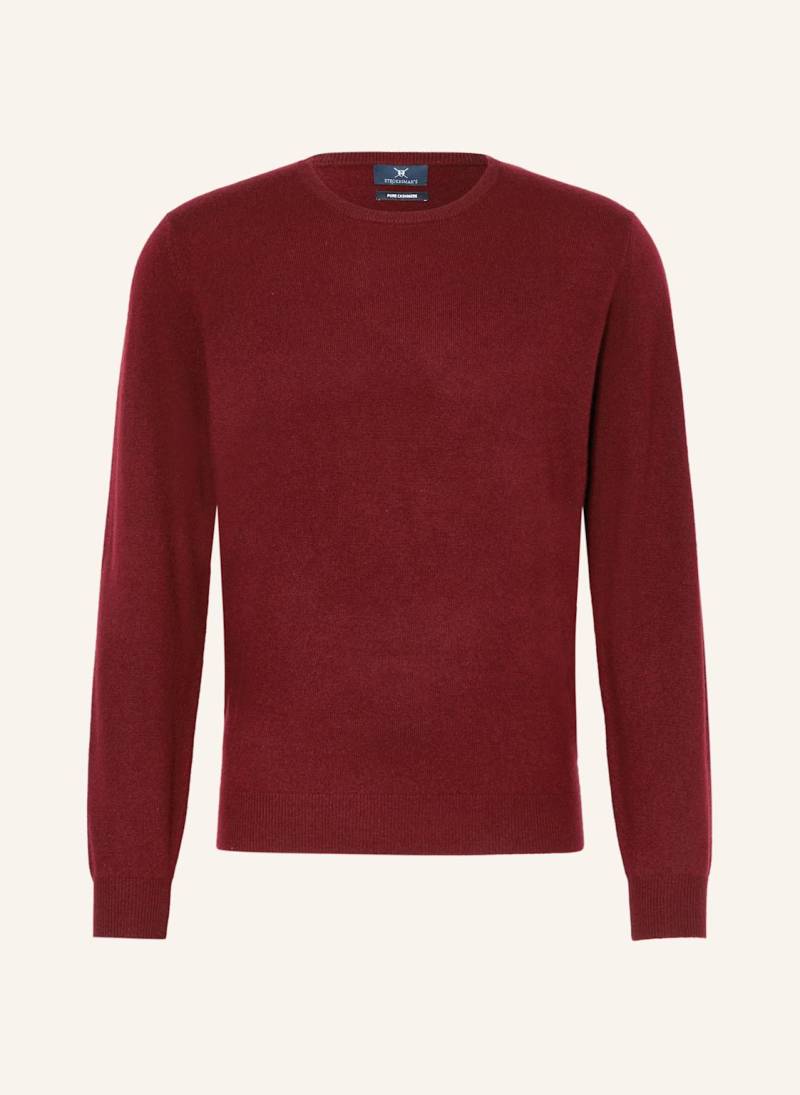 Strokesman's Cashmere-Pullover rot von STROKESMAN'S