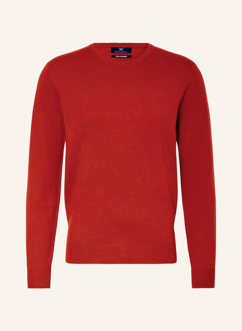 Strokesman's Cashmere-Pullover rot von STROKESMAN'S