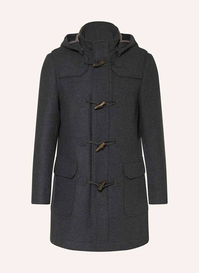 Strokesman's Dufflecoat Mit Abnehmbarer Kapuze grau von STROKESMAN'S