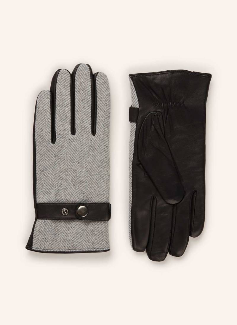 Strokesman's Lederhandschuhe grau von STROKESMAN'S