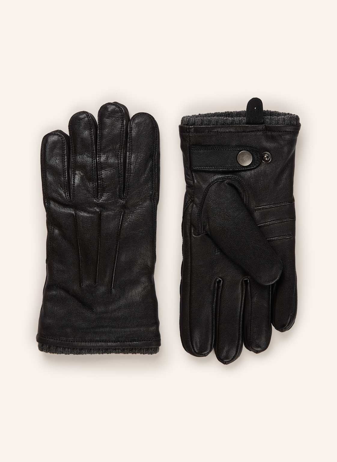 Strokesman's Handschuhe schwarz von STROKESMAN'S