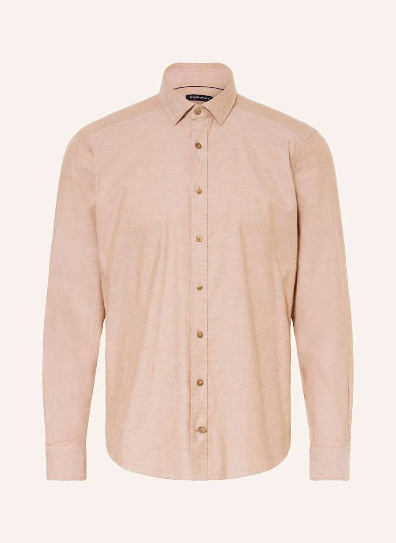 Strokesman's Hemd Regular Fit beige von STROKESMAN'S