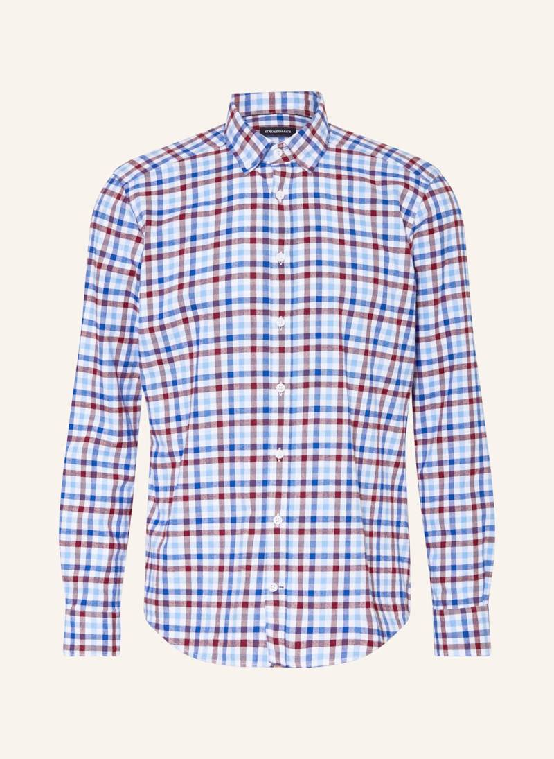 Strokesman's Hemd Regular Fit blau von STROKESMAN'S