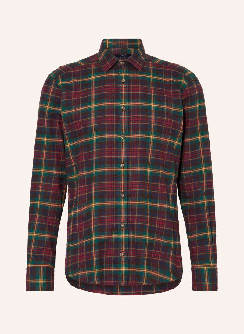 Strokesman's Flanellhemd Regular Fit rot von STROKESMAN'S