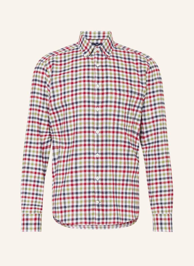 Strokesman's Flanellhemd Regular Fit rot von STROKESMAN'S