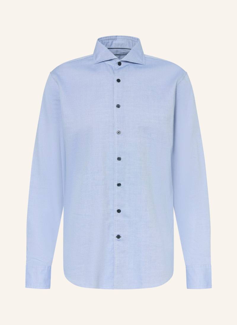 Strokesman's Hemd Slim Fit blau von STROKESMAN'S