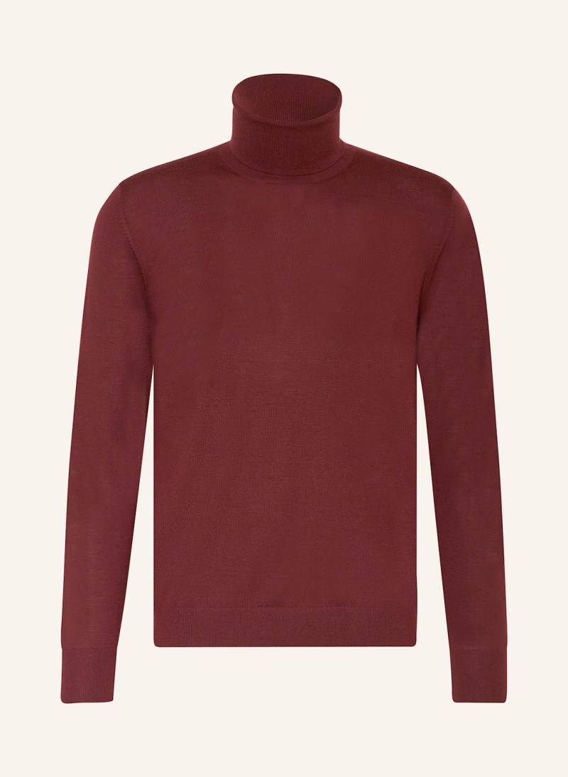 Strokesman's Rollkragenpullover rot von STROKESMAN'S