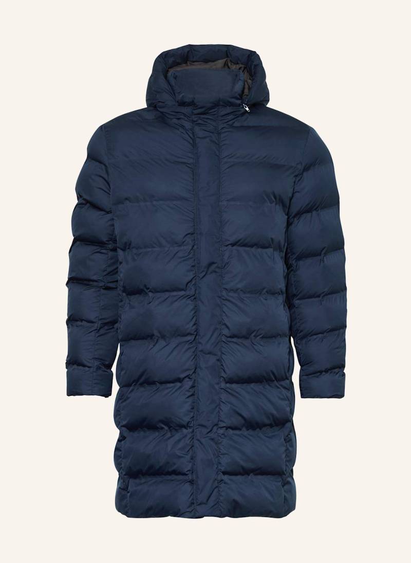 Strokesman's Steppmantel Mit Dupont™ Sorona®-Isolierung Und Abnehmbarer Kapuze blau von STROKESMAN'S