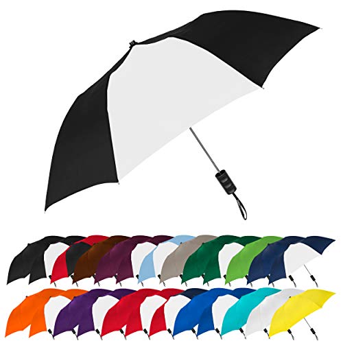 STROMBERGBRAND UMBRELLAS Stromberg Brand The Spectrum Regenschirm schwarz weiß, schwarz/weiß, Einheitsgröße, Stromberg Brand The Spectrum Regenschirm schwarz/weiß von STROMBERGBRAND UMBRELLAS