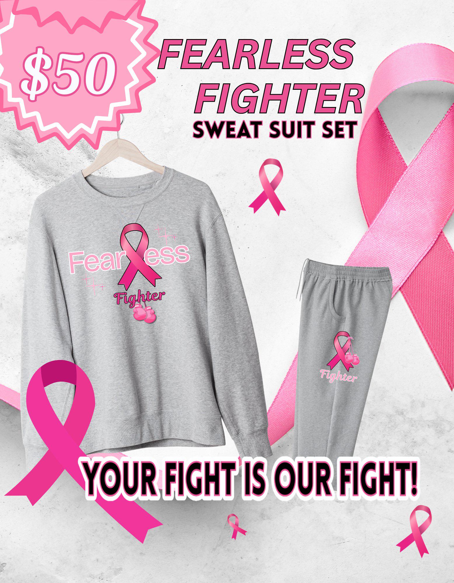 Brustkrebs Bewusstsein Sweatsuit Set Brustkrebs Bewusstsein Sweatsuit Set von STRONGCUSTOMGRAPHIX