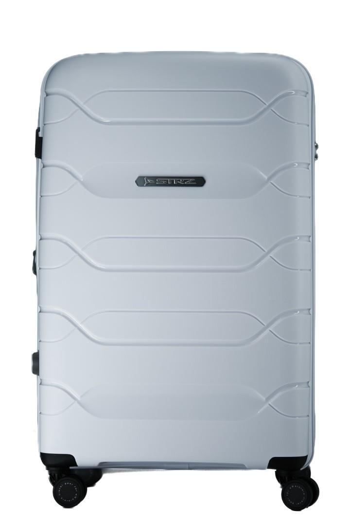 STRZ by POLESTREAM - 4Rad-Schalentrolley Asteroid Trolley M Pearl White Weiß von STRZ by POLESTREAM