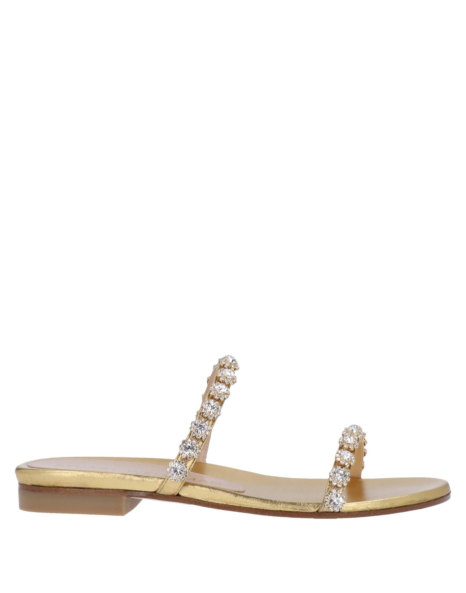 STUART WEITZMAN Sandale Damen Gold von STUART WEITZMAN