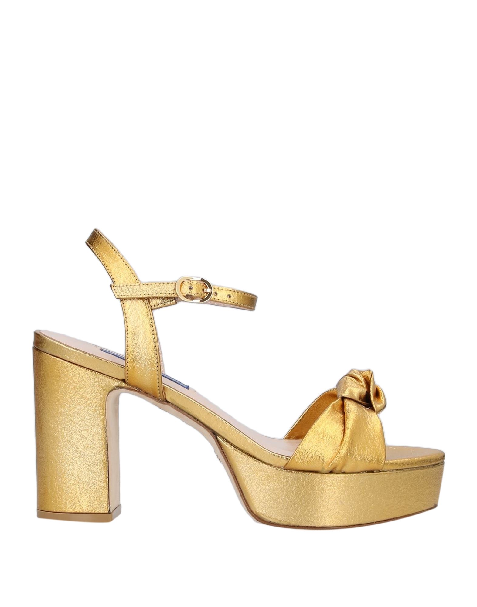 STUART WEITZMAN Sandale Damen Gold von STUART WEITZMAN