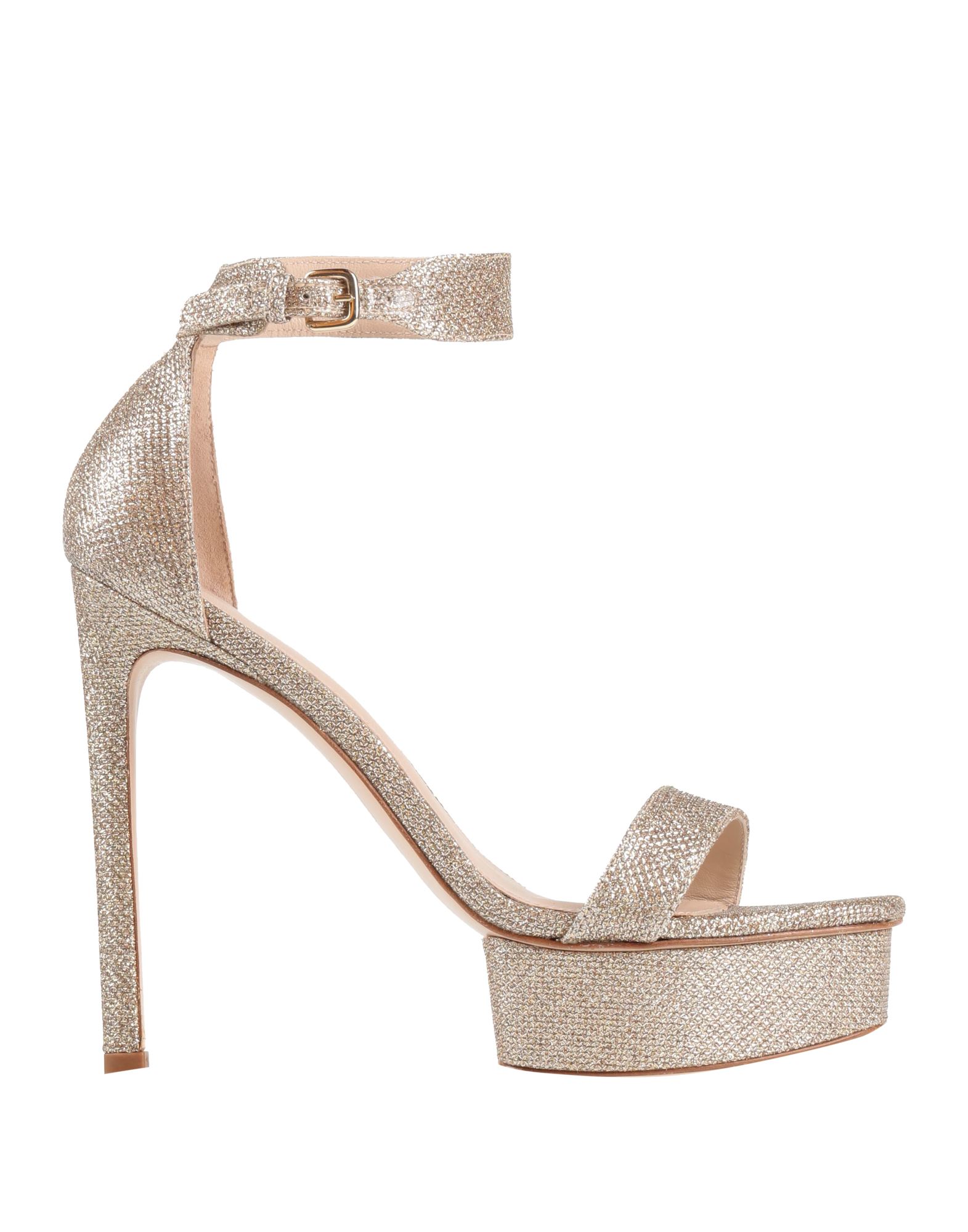 STUART WEITZMAN Sandale Damen Platin STUART WEITZMAN Sandale Damen Platin von STUART WEITZMAN
