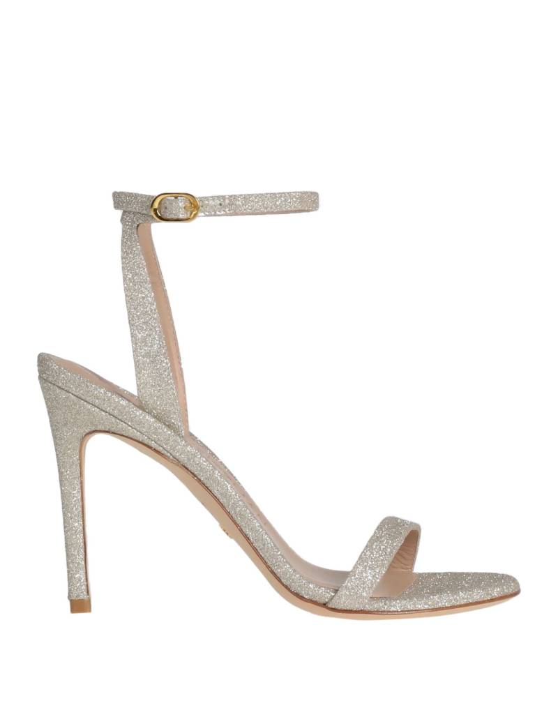 STUART WEITZMAN Sandale Damen Platin von STUART WEITZMAN