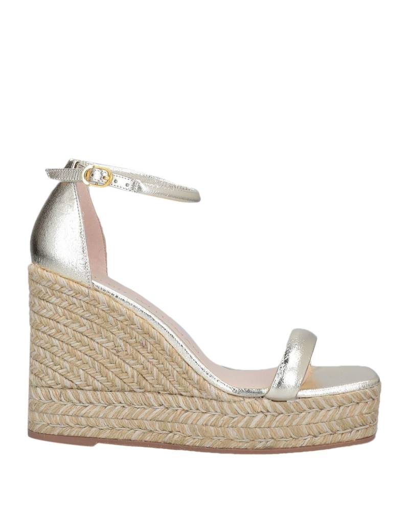 STUART WEITZMAN Espadrilles Damen Platin von STUART WEITZMAN