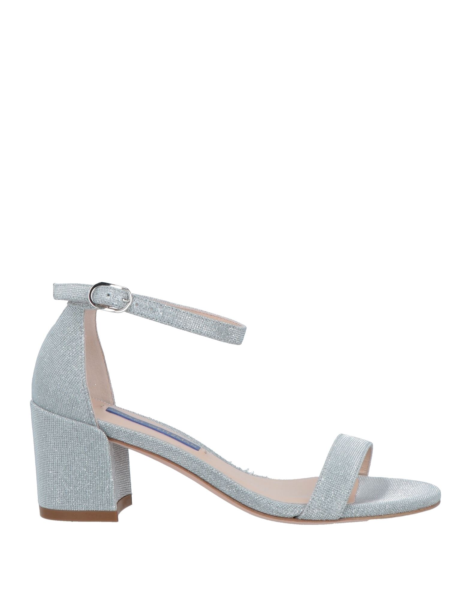 STUART WEITZMAN Sandale Damen Silber von STUART WEITZMAN