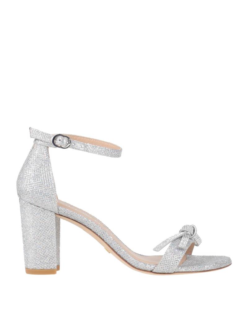 STUART WEITZMAN Sandale Damen Silber von STUART WEITZMAN