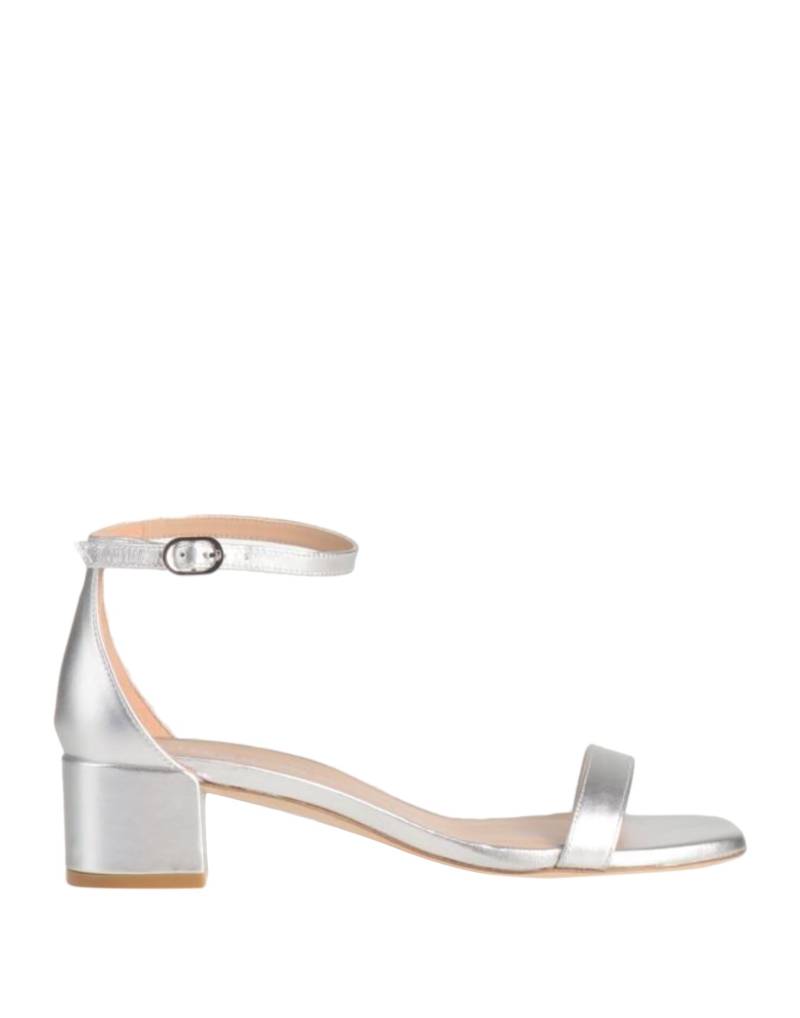 STUART WEITZMAN Sandale Damen Silber von STUART WEITZMAN