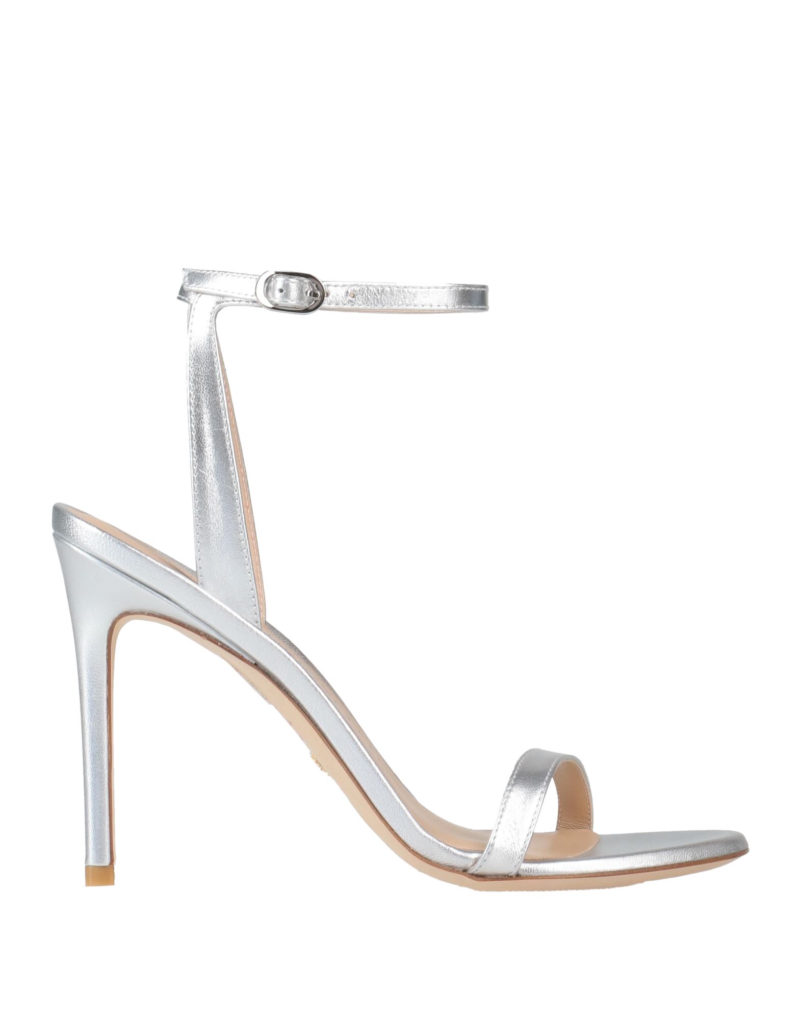 STUART WEITZMAN Sandale Damen Silber von STUART WEITZMAN