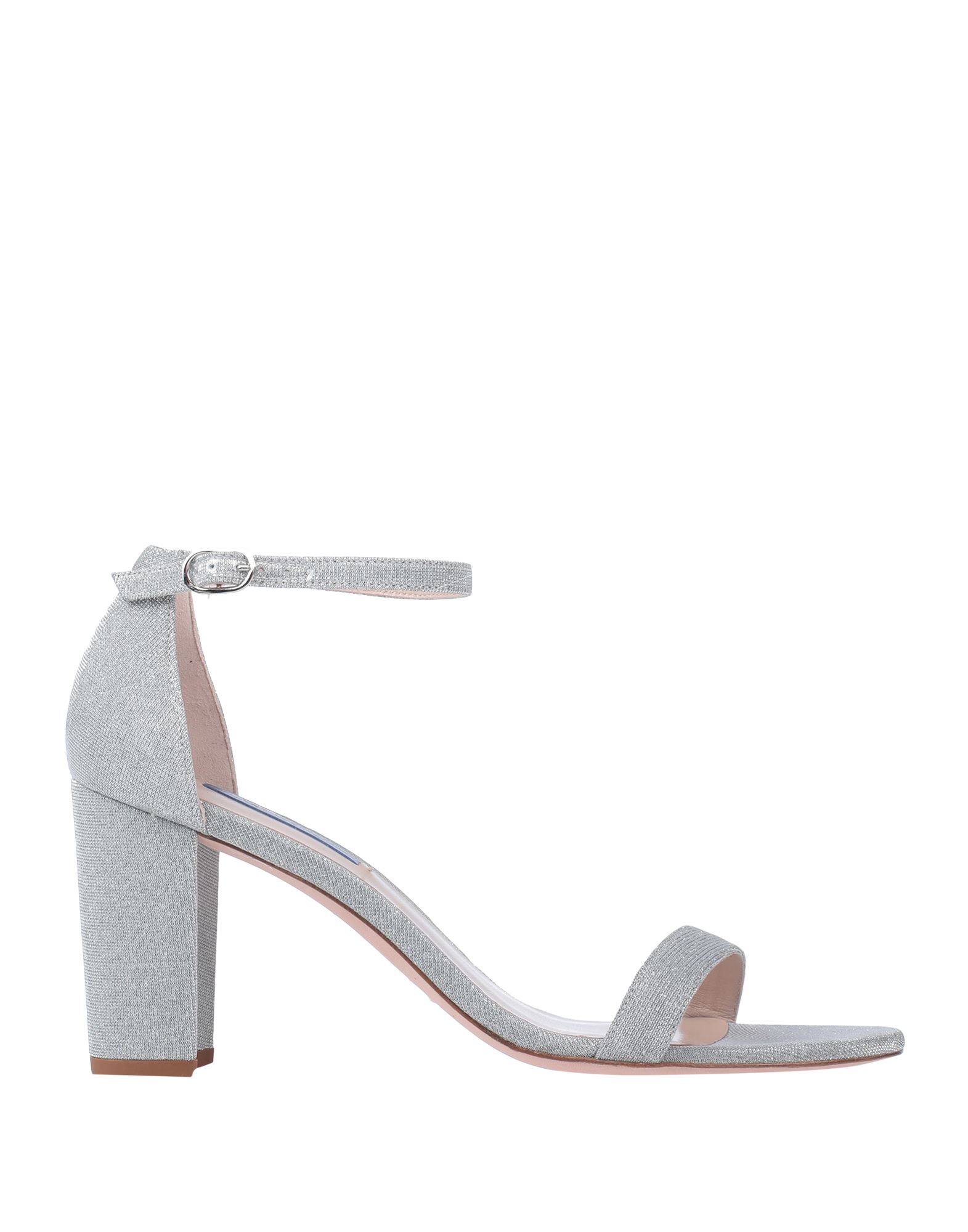 STUART WEITZMAN Sandale Damen Silber von STUART WEITZMAN
