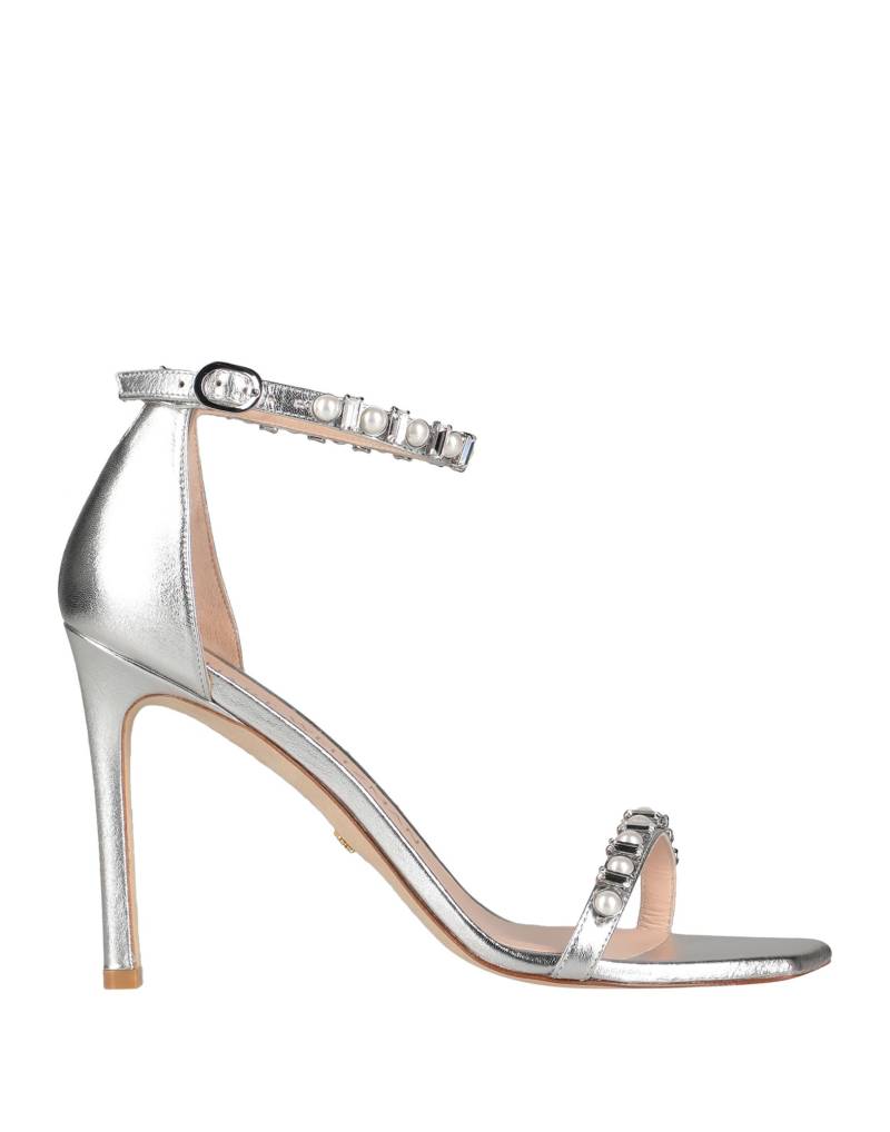 STUART WEITZMAN Sandale Damen Silber von STUART WEITZMAN