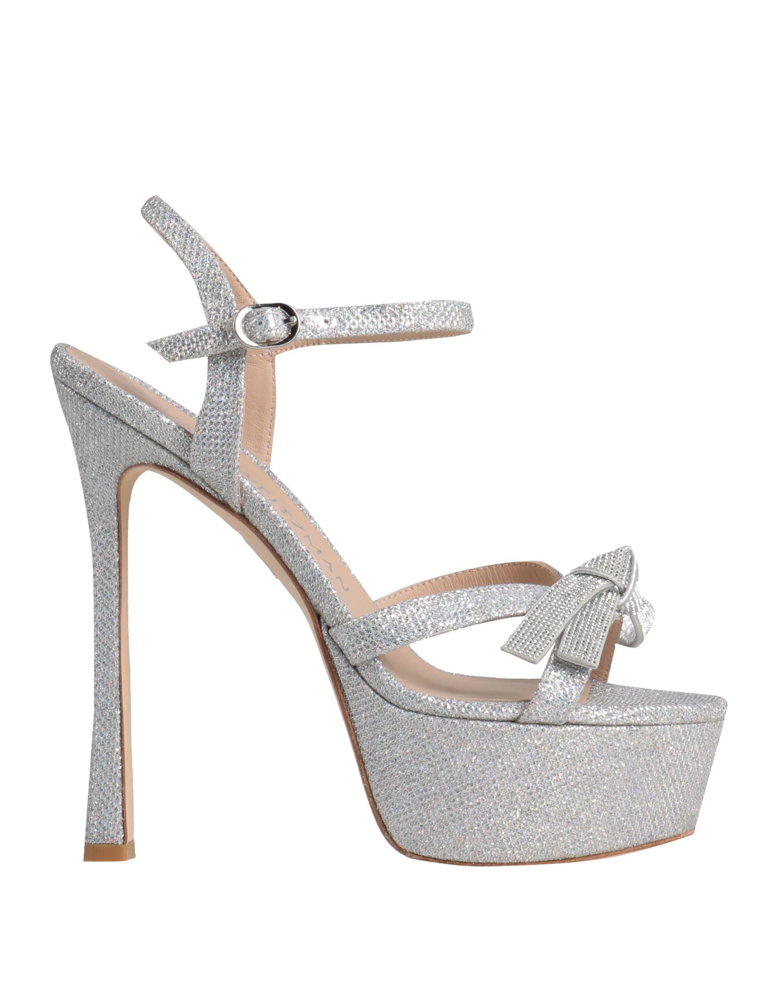 STUART WEITZMAN Sandale Damen Silber von STUART WEITZMAN