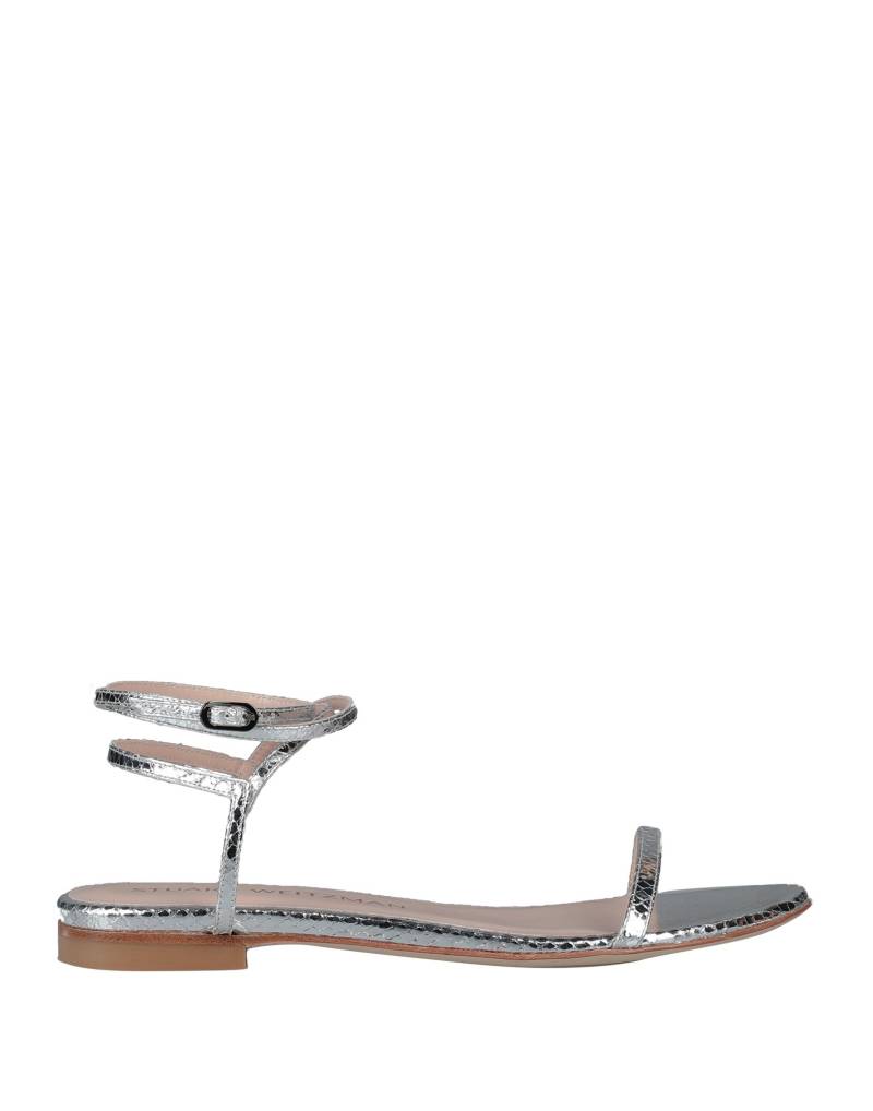 STUART WEITZMAN Sandale Damen Silber von STUART WEITZMAN