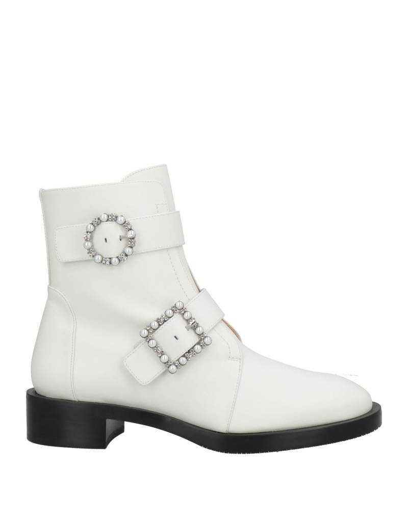 STUART WEITZMAN Stiefelette Damen Weiß von STUART WEITZMAN