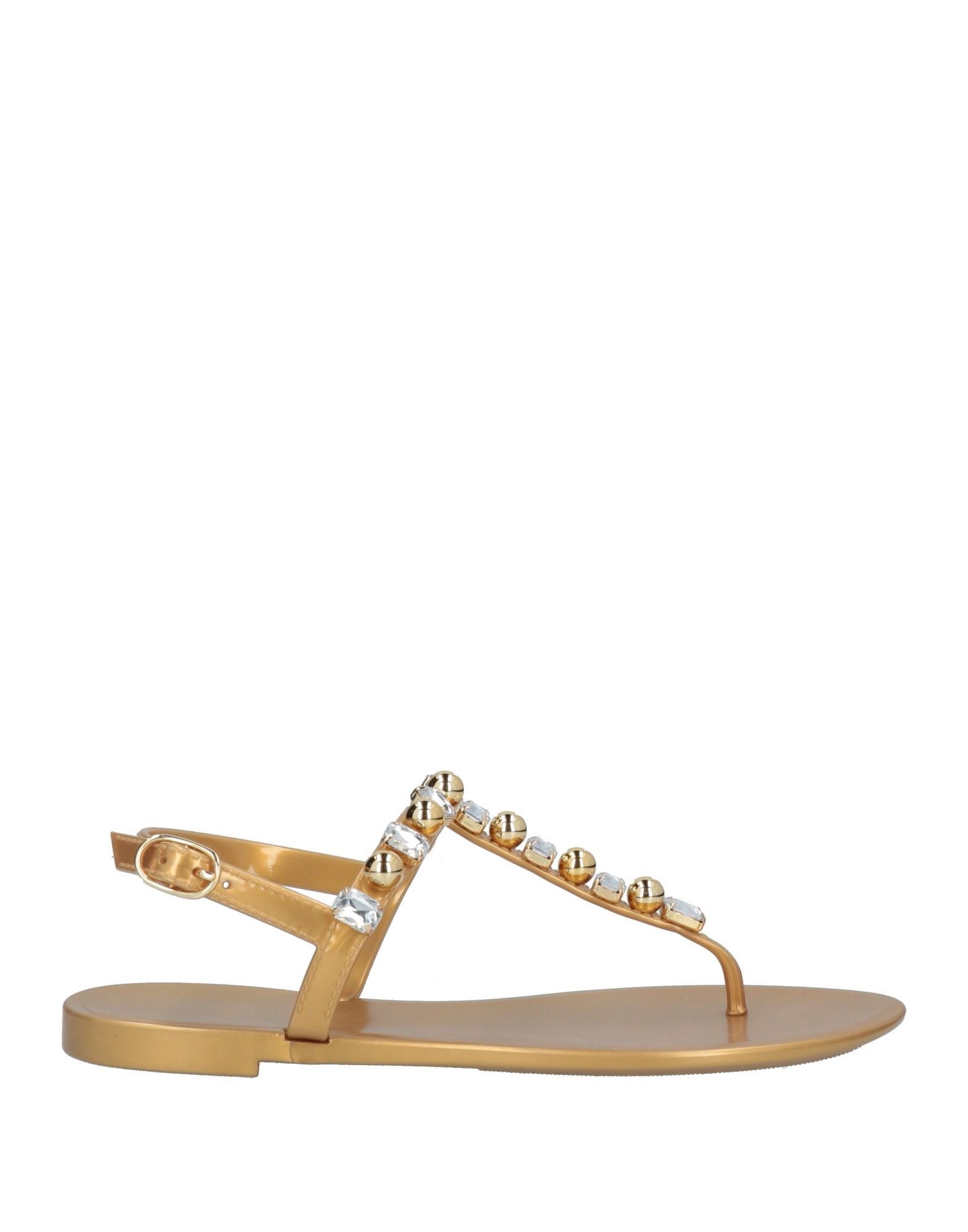 STUART WEITZMAN Zehentrenner Damen Gold von STUART WEITZMAN