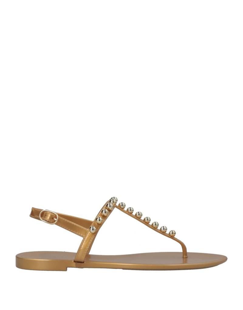STUART WEITZMAN Zehentrenner Damen Gold von STUART WEITZMAN