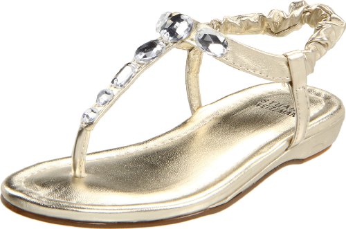 Stuart Weitzman Kinderschuhe Bella, Mädchen Zehentrenner, Gold (Gold METALLIC), EU 28 (US 10) von STUART WEITZMAN