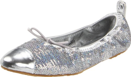 Stuart Weitzman Kinderschuhe Bunny -X, Mädchen Ballerinas, Silber (Silver), EU 30 (US 12) von STUART WEITZMAN