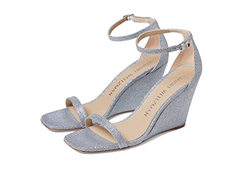 Stuart Weitzman Nudistcurve 85 Wedge, silber, 35.5 EU Stuart Weitzman Nudistcurve 85 Wedge, silber, 35.5 EU von STUART WEITZMAN