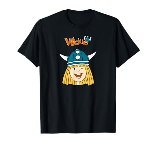 Wickie und die starken Männer Kopf Retro Zeichentrick Serie T-Shirt von STUDIO 100 HEROES of Childhood