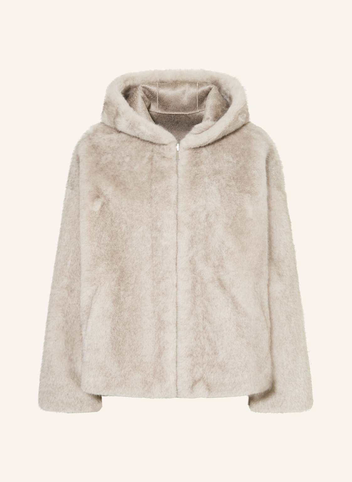Studio Ar Kunstfell-Jacke Ruby beige von STUDIO AR