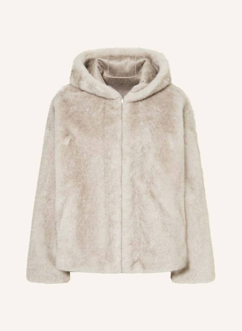 Studio Ar Kunstfell-Jacke Ruby beige von STUDIO AR