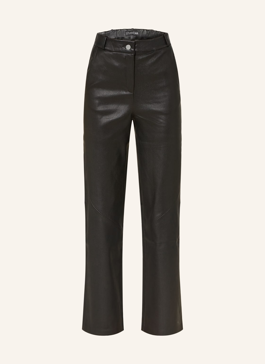 Studio Ar Lederhose Maleah schwarz von STUDIO AR