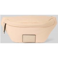 STUDIO BERLIN Bauchtasche mit Label-Badge Modell 'SPANDAU' in Beige, Größe 1 von STUDIO BERLIN