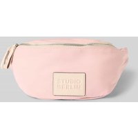 STUDIO BERLIN Bauchtasche mit Logo-Patch Modell 'Spandau' in Pink, Größe 1 von STUDIO BERLIN
