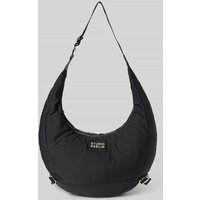 STUDIO BERLIN Handtasche mit Label-Badge Modell 'MOABIT' in Black, Größe 1 von STUDIO BERLIN