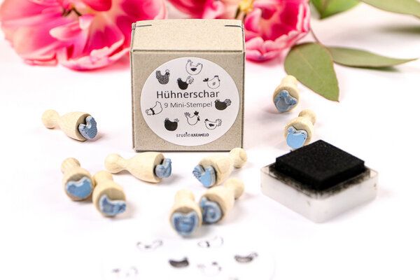 STUDIO KARAMELO Mini Stempel SET Hühner STUDIO KARAMELO Mini Stempel SET Hühner von STUDIO KARAMELO