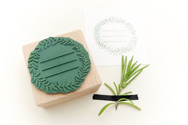 STUDIO KARAMELO STEMPEL KRANZ aus ROSMARIN von STUDIO KARAMELO
