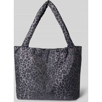 STUDIO NOOS Handtasche mit offenem Hauptfach Modell 'Antra' in Anthrazit, Größe 1 von STUDIO NOOS