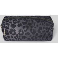 STUDIO NOOS Kosmetiktasche im Animal-Look Modell 'Antra Leopard' in Anthrazit, Größe 1 von STUDIO NOOS
