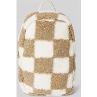 STUDIO NOOS Rucksack in Teddyfell-Optik Modell 'Binibamba' in Camel, Größe 1 von STUDIO NOOS