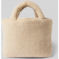 STUDIO NOOS Handtasche aus Teddyfell Modell 'Ecru' in Sand, Größe 1 von STUDIO NOOS