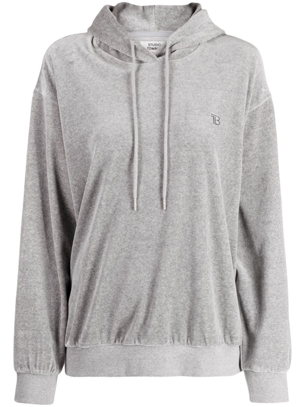 STUDIO TOMBOY Hoodie mit Logo-Stickerei - Grau von STUDIO TOMBOY